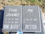 AARDT Frans Johannes, van 1940-2007 :: BESTER Pop 1938-