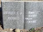 BUCKNALL Gertruida C.J. nee ELS 1903-1893