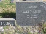 FOURIE Aletta Lefina 1886-1968