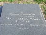 OLIVIER Margaretha Maria nee DU TOIT 1896-1975