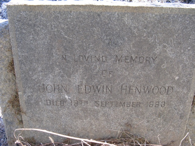 HENWOOD John Edwin -1963