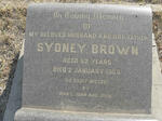 BROWN Sydney -1959