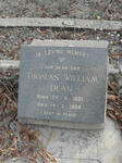 DEAN Thomas William 1881-1958