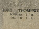 THOMPSON John 1913-1991