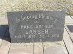 LARSEN Hans Arthur 1897-1976