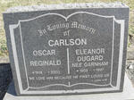 CARLSON Oscar Reginald 1914-2003 & Eleanor Dugard GARNHAM 1909-1997