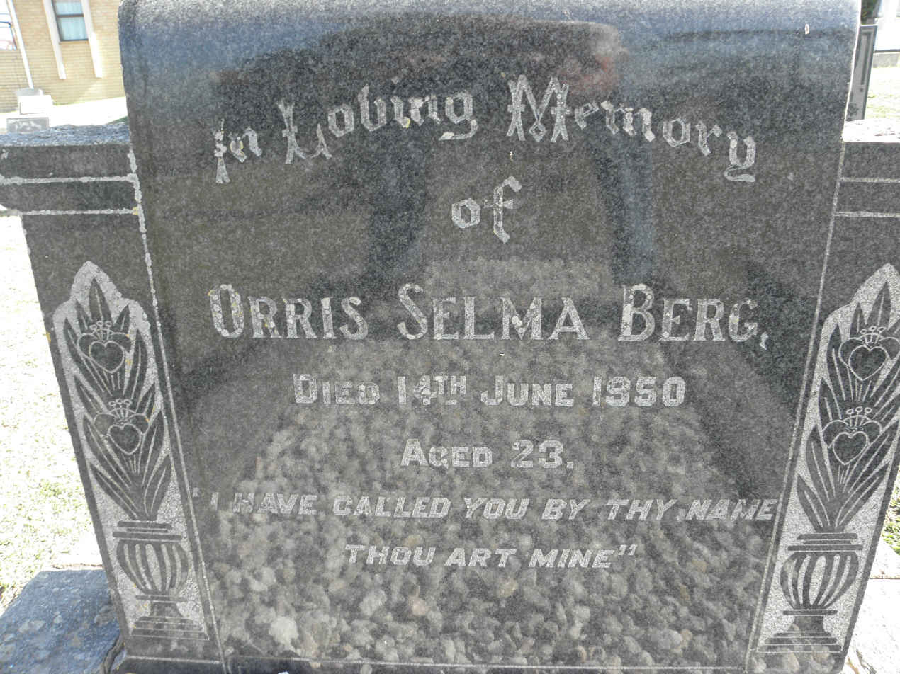 BERG Orris Selma -1950