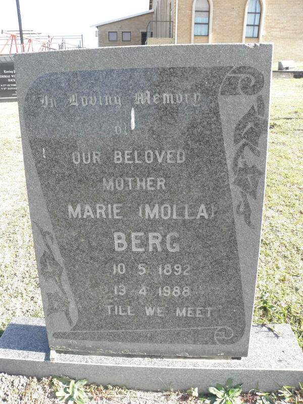 BERG Marie 1892-1988