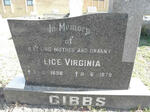 GIBBS Alice Virginia 1898-1979