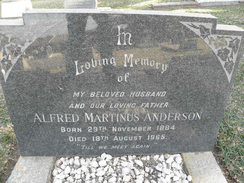 ANDERSON Alfred Martinus 1884-1965