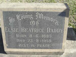 DADDY Elsie Beatrice 1885-1958