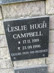 CAMPBELL Leslie Hugh 1919-1996