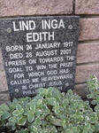 LIND Inga Edith 1917-2001