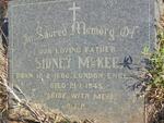 McKEE Sidney 1886-1945