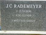 RADEMEYER J.C. 1896-1954