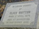 WHITTON Eliza 1879-1949