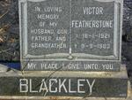 BLACKLEY Victor Featherstone 1921-1983