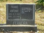 FERREIRA Frans Antonie 1907-1987