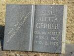 GERBER Elsie Aletta nee DU PLESSIS 1912-1975