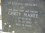 MAREE Gerty 1900-1990