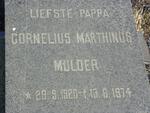 MULDER Cornelius Marthinus 1920-1974
