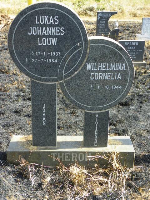 THERON Lukas Johannes Louw 1937-1984 & Wilhelmina Cornelia 1944-