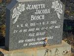 BOSCH Jeanetta Jacoba 1915-1982