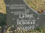 BOSHOFF Deborah 1921-2001 :: BOSHOFF Laurie 1950-1986
