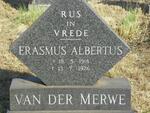 MERWE Erasmus Albertus, van der 1918-1976