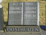 OOSTHUIZEN Johannes Gerhardus 1903-1978 & Susarra Johanna Francina VAN STADEN 1904-1986