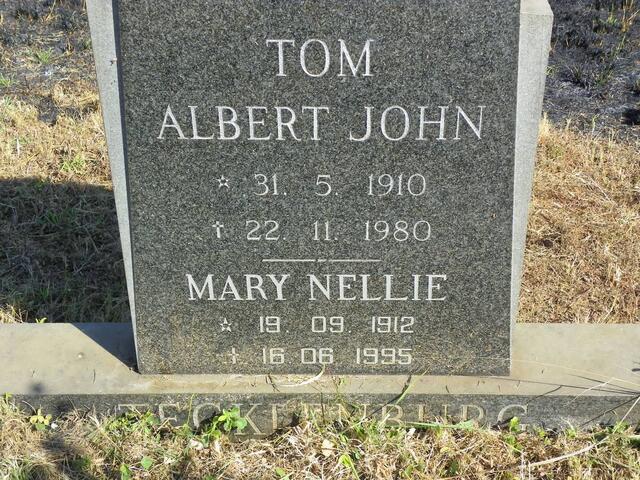 TECKLENBURG Tom Albert John 1910-1980 & Mary Nellie 1912-1995