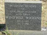 WIGGINS Winifred 1881-1981