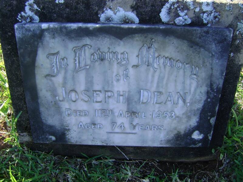 DEAN Joseph -1953