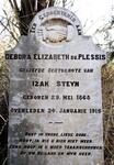 STEYN Debora Elizabeth nee DU PLESSIS 1868-1916