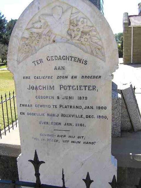 POTGIETER Joachim 1879-1901