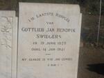 SWIEGERS Gottlieb Jan Hendrik 1878-1941