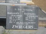 ZWIEGERS Bernardus Johannes 1907-1990 & Magdalena Catharina 1918-