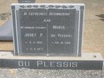 PLESSIS Josef P., du 1913-1977 & Maria Du PLESSIS 1916-