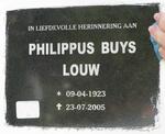 LOUW Philippus Buys 1923-2006