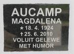 AUCAMP Magdalena 1924-2010
