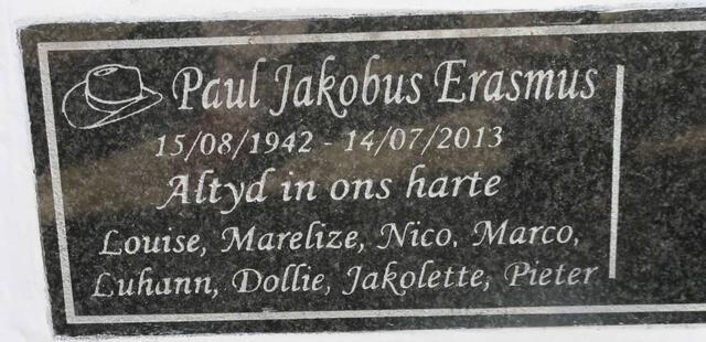 ERASMUS Paul Jakobus 1942-2013
