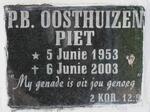 OOSTHUIZEN P.B. 1953-2003