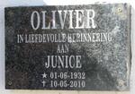 OLIVIER Junice 1932-2010