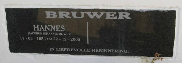 BRUWER Hannes 1954-2005