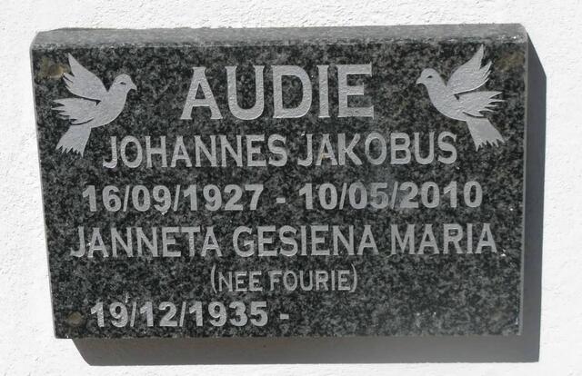 AUDIE Johannes Jakobus 1927-2010