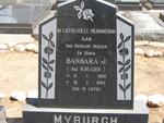 MYBURGH Barbara J. nee KRUGER 1900-1984