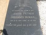 HUMAN Jacob Petrus Johannes 1912-1984