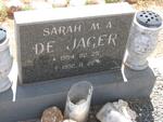 JAGER Sarah M.A., de 1954-1992