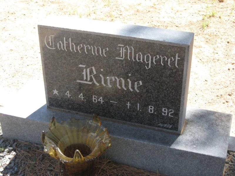 RIENIE Catherine Magaret 1964-1992