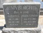 MYBURGH Albertus 1886-1962 & Maria VENTER 1892-1965